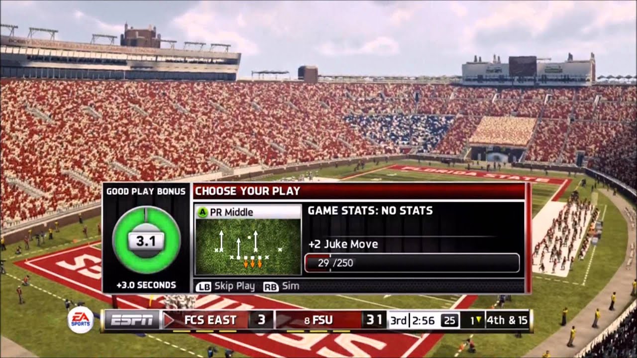 NCAA 13: Road to Glory, Kenny Ray's first game as a Seminole