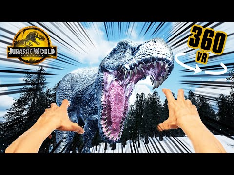 360° VR Jurassic World Dominion | DINOSAUR CHASE POV