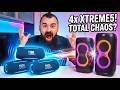 CRAZY Test - 4x JBL Xtreme5 vs JBL Partybox 130 vs 320