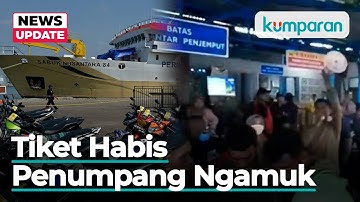Pemudik di Pelabuhan Ambon Mengamuk karena Tiket Habis