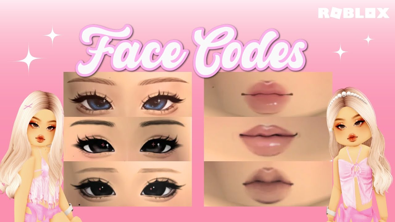 Roblox Face Codes PART 75 | Berry Avenue, Bloxburg, Brookhaven, Dress ...