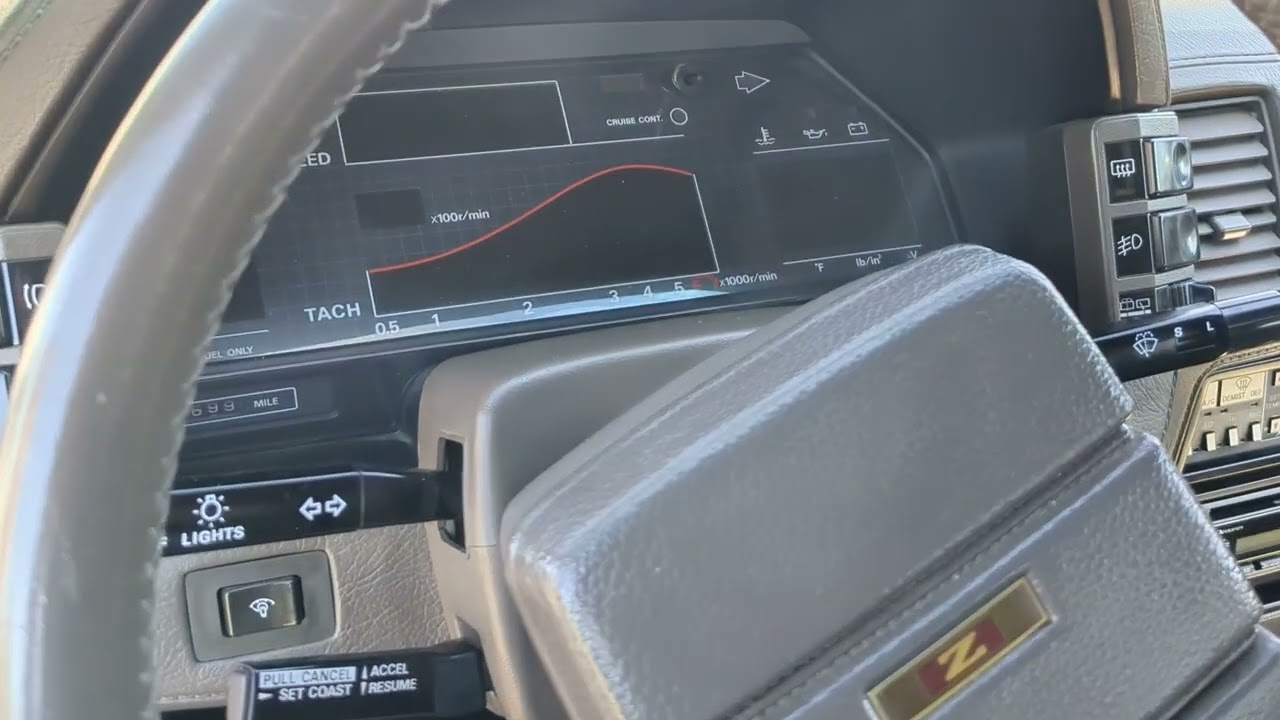 1984 Nissan 300ZX 2+2 Headlight Reminder Chime - YouTube