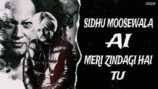 MERI ZINDAGI HAI TU - SIDHU MOOSEWALA AI SONG ( HUSTINDER ) NUSRAT FATEH ALI KHAN | MUSIC IRON BEATZ