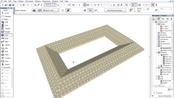Complex roofs in ARCHICAD - Creating hole and atrium