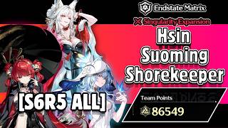 [S6R5] HSIN | SUOMING | SHOREKEEPER - 86 THOUSAND POINTS Endstate Matrix - Wuthering Waves