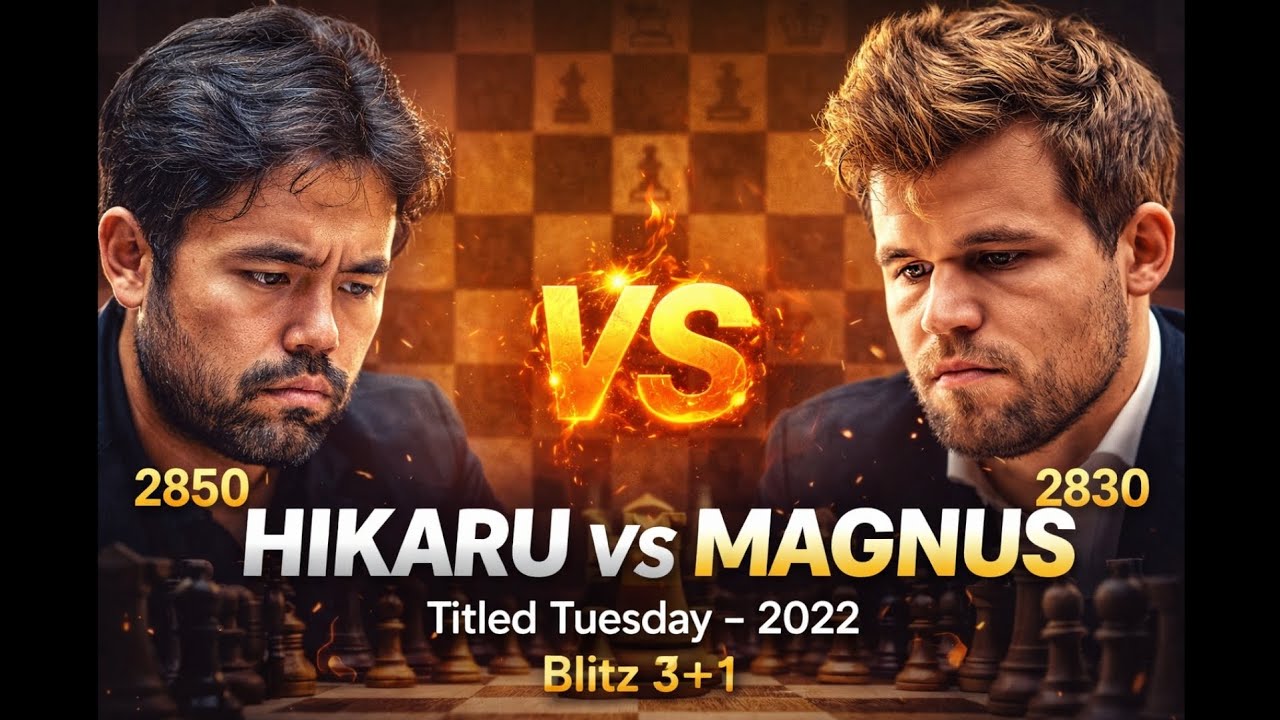 Hikaru vs Magnus – Duel Sengit Berakhir DRAW!