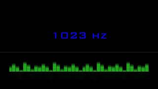ⒽⓏ| 1023 hz Pure Tone Frequency| NO Music , For Meditation, Testing. Black Screen