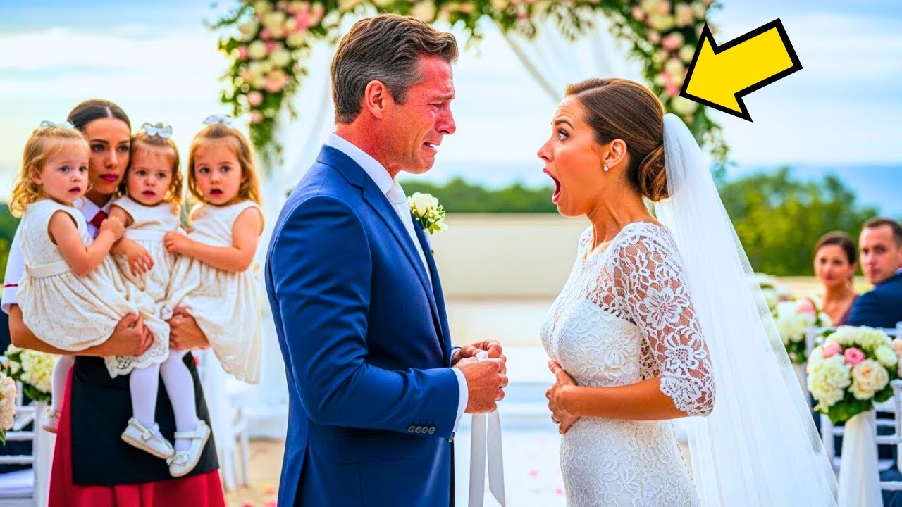 MILIONÁRIO VIÚVO DESCOBRIU A TRAIÇÃO DA NOIVA... ATÉ QUE A GARÇONETE PROTEGEU SUAS TRIGÊMEAS