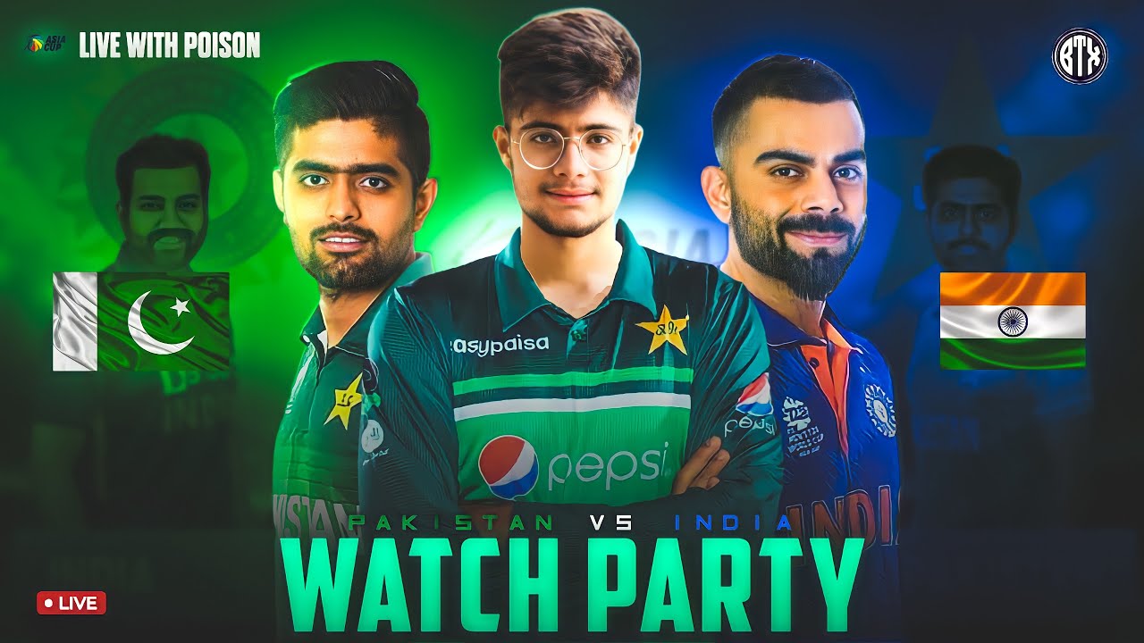 🔴PAKISTAN VS INDIA LIVE ✅ WATCH PARTY🔔🔥 #asiacup2022 #pakvsind #livestream