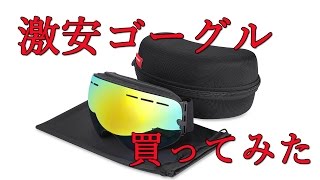 【虫くんチャンネル】で紹介された激安ゴーグルを買ってみた