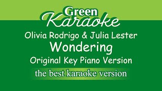 Olivia Rodrigo, Julia Lester - Wondering (Karaoke - Piano Version)