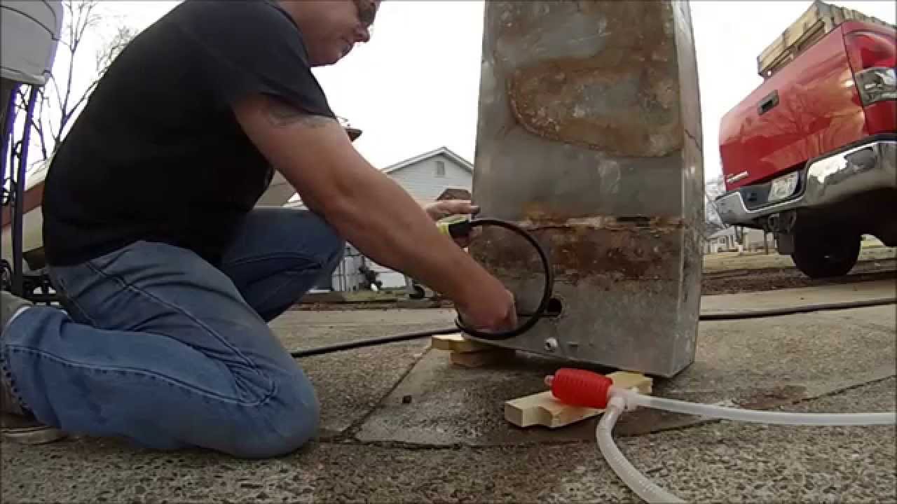 Boat Restoration Part 2 Gas Tank Cleaning - YouTube