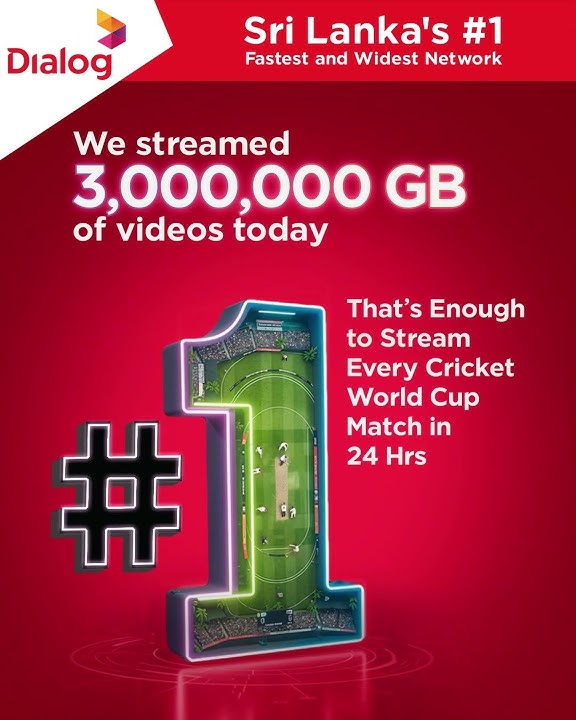 Dialog | #1 Network | We streamed 3 MILLION GB of videos today