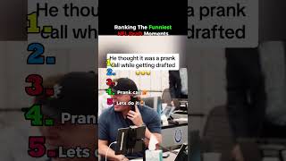 Ranking Funniest NFL Draft Reactions😭 #shorts