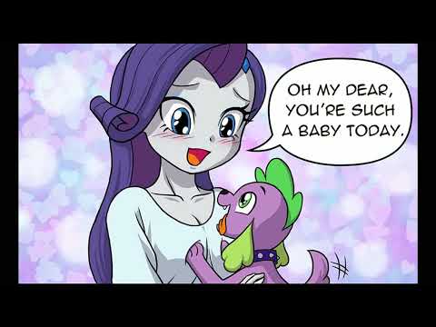 MLP COMIC DUB: Rarity and the lil' pup [Comedy/Equestria Girls] - Wubcake