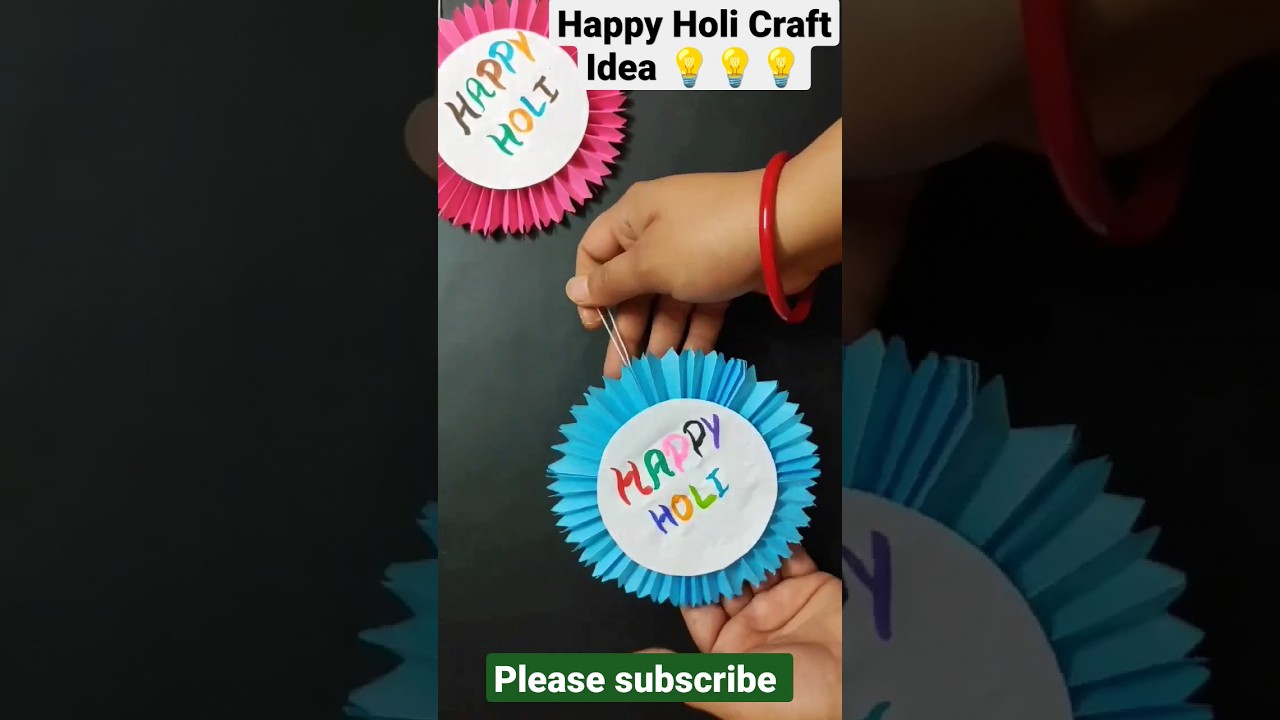 होली craft idea 💡/ Holi Decoration Ideas 