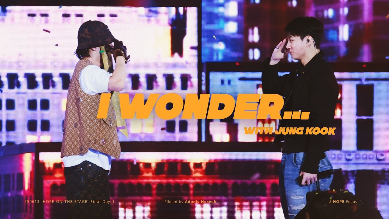 250613 I WONDER… (with JUNGKOOK) J-Hope Focus 제이홉 직캠