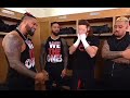 Sami zayn funny moment vs usos ucy handshake at the end  nov 18