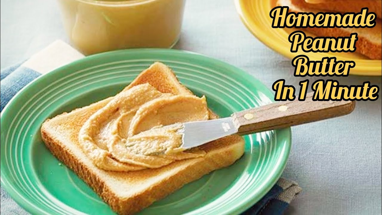 Easy Peanut Butter Recipe At Home How To Make Peanut Butter By Ziafat
