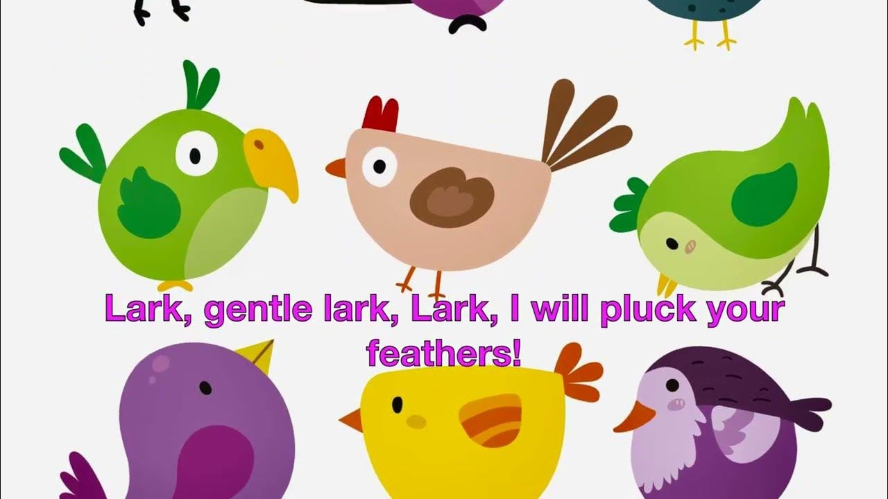 Alouette, Gentille Alouette With Lyrics Kids Songs Nursery Rhymes