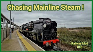Part 1 Railway Mad 016, Restored EDDYSTONE 34028 goes Mainline for Southern Locomotives.