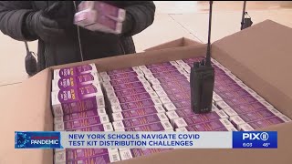 .New York schools navigate COVID-19 test kit distribution challenges