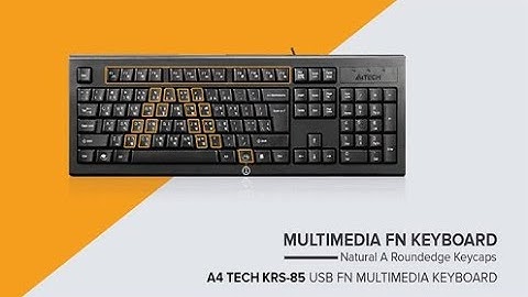 A4Tech KRS-85  Natural A FN Keyboard 2023 Review Myanmar