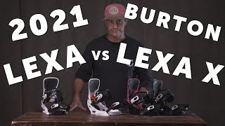 2021 Burton Lexa VS Lexa X Snowboard Bindings