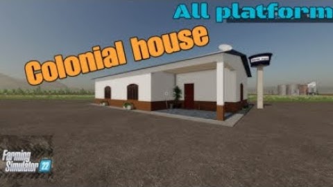 Colonial House  / New mod for all platforms on FS22