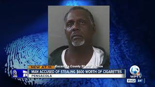 Florida man gets 20 years for stealing cigaretts.