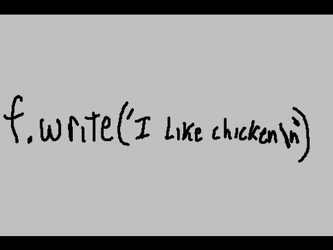 Python Writing to a file