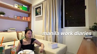 manila work diaries | corporate girl life, lots of coffee & some cooking, house chores