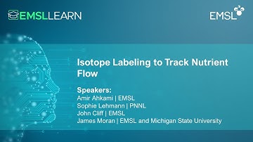 Isotope labeling to track nutrient flow | EMSL LEARN Webinar Series