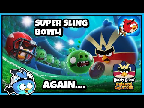 Angry Birds Friends Super Sling Bowl Tournament Gameplay! ๐