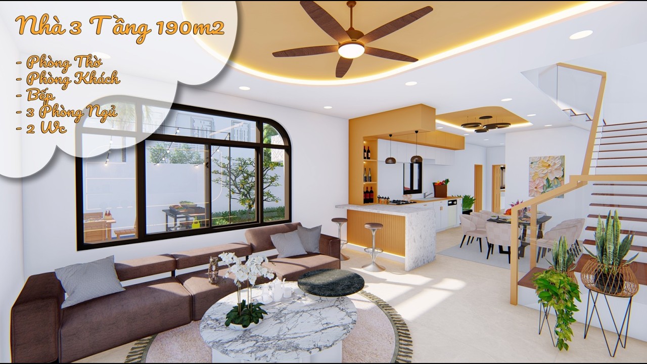 NHÀ 3 TẦNG 190m2 - NỘI THẤT - PHẦN 2/2 - KÊNH VỀ NHÀ SUNSHINE