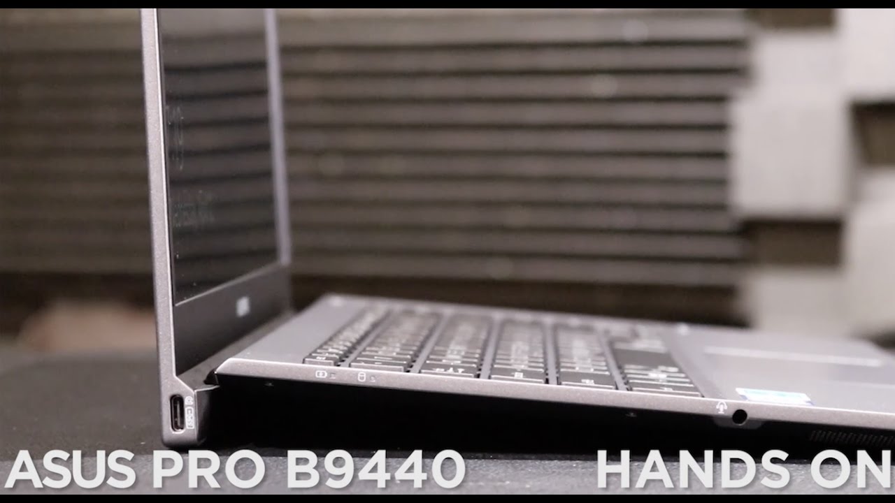 Asus Pro B9440 Business Laptop Hands On - YouTube