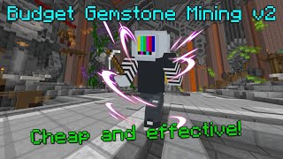 The NEW BEST Budget Gemstone Mining Setup (Hypixel Skyblock)