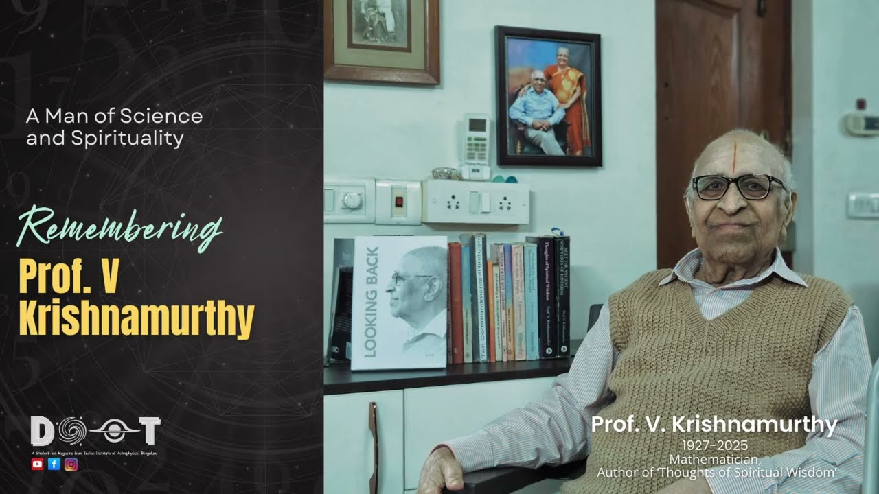Remembering Prof. V. Krishnamurthy | Insights from the Legendary Mathematician | DOOT IIA