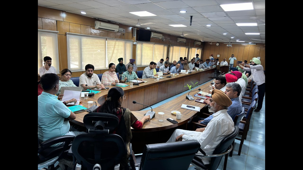 Addressing MP candidates in Loksabha Election 2024 Rupnagar, Punjab as General Observer