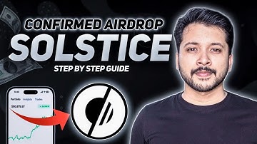 Solstice Airdrop | Earn flare points for $SLX Airdrop | Backed by Solana | Confirmed Airdrop 🚀