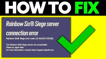 How To FIX R6 Connection Error PC (2025)