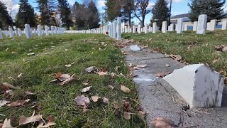 Driver runs through Billings cemetery, damages 30 gravestones