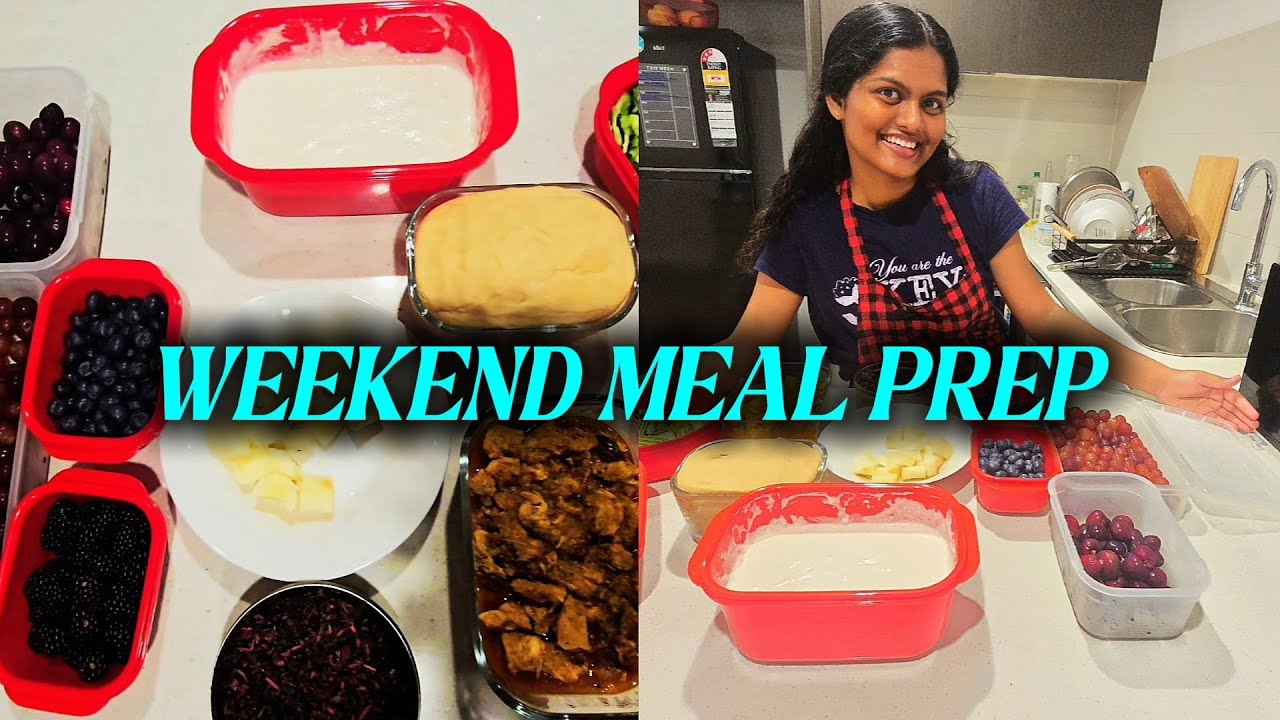 My Weekly Meal Prep Routine | Cooking for a Week - YouTube