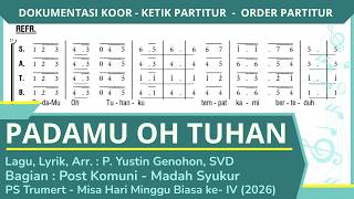 Padamu Oh Tuhan || Lagu Pos Komuni || Lagu Madah Syukur Komuni