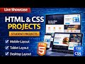 Showcasing Our HTML &amp; CSS Projects | Live Student Showcase