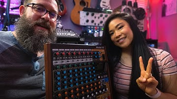 Using the Tascam Model 12 + MPC One to multi track a song, plus Hybrid Mixing 🎹