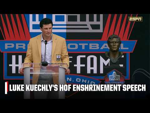 Luke Kuechly thanks family, Panthers in emotional Hall of Fame enshrinement speech | NFL on ESPN