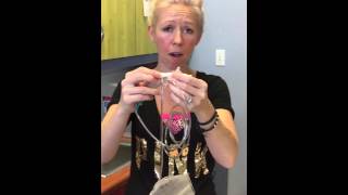 Hospital Mom Hacks - Infinity Pump Feed Bag White Ends