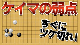 弱点発見ケイマの弱点を突くツケ切り手法