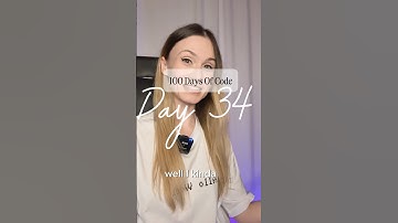 Day 3️⃣4️⃣ of 1️⃣0️⃣0️⃣ Days of Code Challenge #100daysofcode #motivation #frontend #webdevelopment